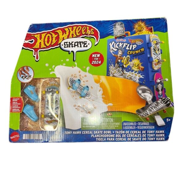 Nwt Hot Wheels Skate Tony Hawk Cereal Bowl Set packaging damaged - Picture 1 of 2